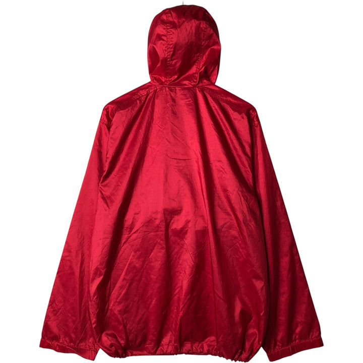 Vintage 90'S Eddie Bauer Ripstop Anorak Parka with Black Tag, Men's Size Medium Nylon red type Vintage Second Hand