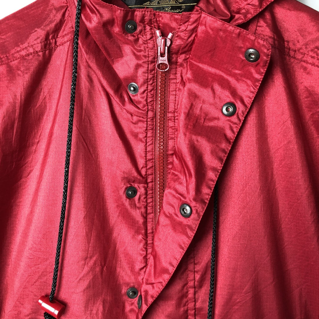 Vintage 90'S Eddie Bauer Ripstop Anorak Parka with Black Tag, Men's Size Medium Nylon red type Vintage Second Hand