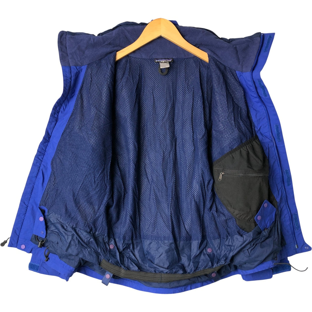 2000'S Patagonia Mountain Jacket, Shell Jacket, Men's XS (11286F7) Nylon blue type Vintage Second Hand