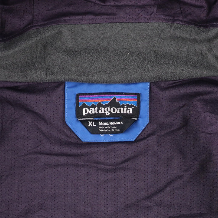 Patagonia Storm Jacket (h2no 84999FA13), mountain parka, shell jacket, men's size XL polyester blue type Vintage Second Hand