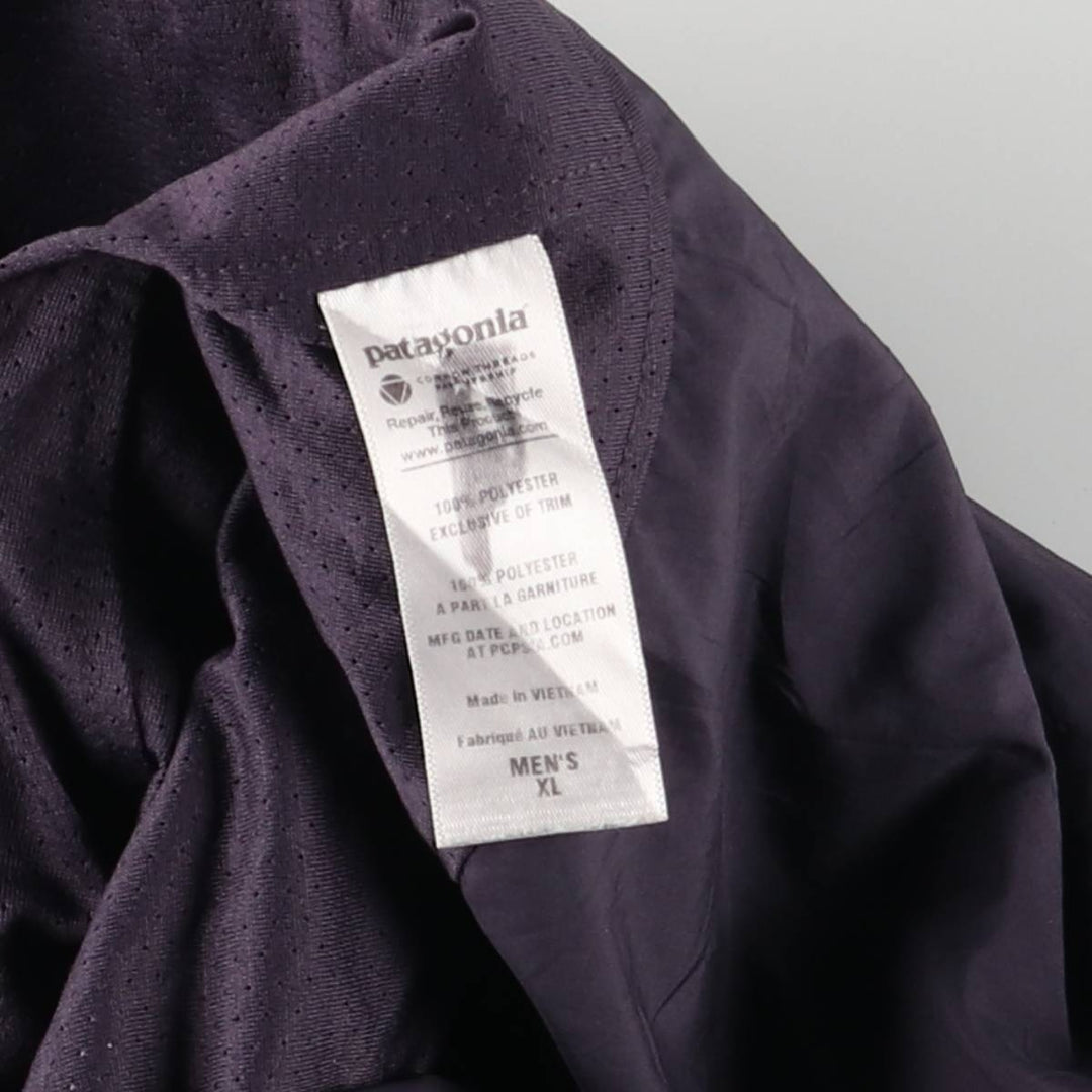 Patagonia Storm Jacket (h2no 84999FA13), mountain parka, shell jacket, men's size XL polyester blue type Vintage Second Hand