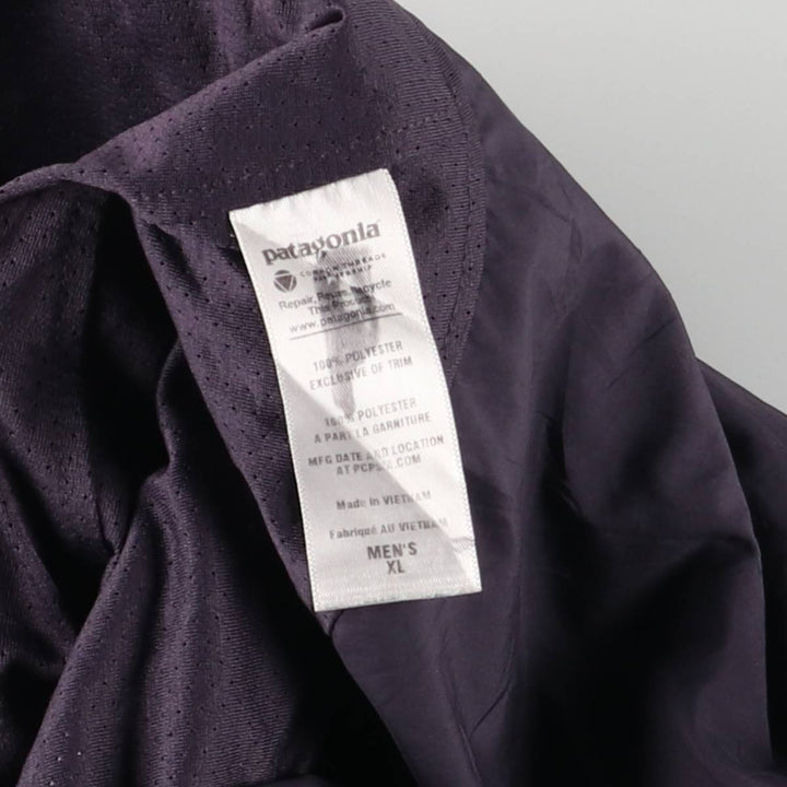 Patagonia Storm Jacket (h2no 84999FA13), mountain parka, shell jacket, men's size XL polyester blue type Vintage Second Hand
