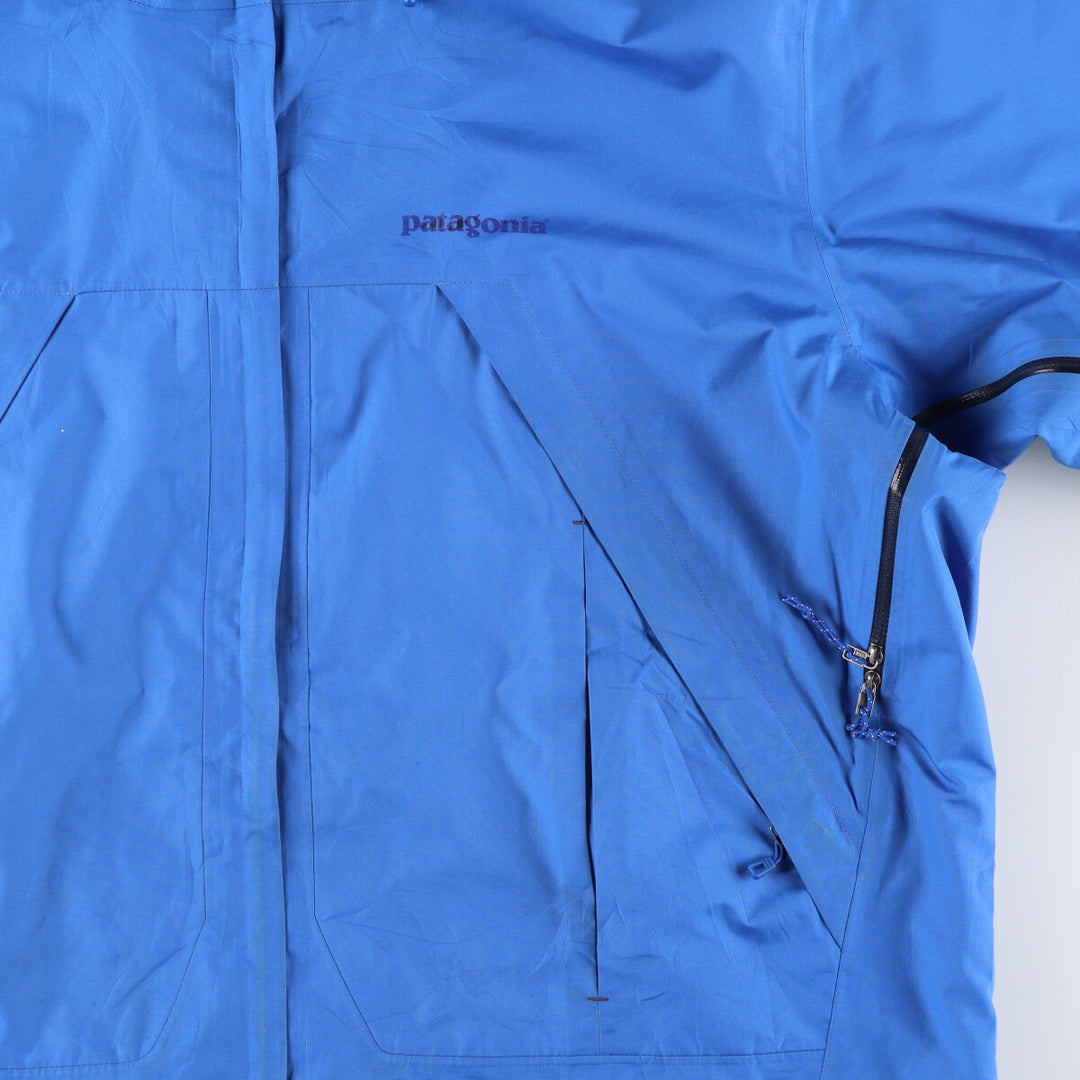 Patagonia Storm Jacket (h2no 84999FA13), mountain parka, shell jacket, men's size XL polyester blue type Vintage Second Hand