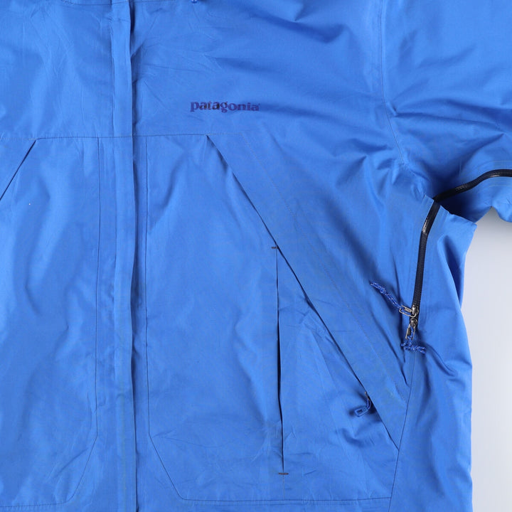 Patagonia Storm Jacket (h2no 84999FA13), mountain parka, shell jacket, men's size XL polyester blue type Vintage Second Hand