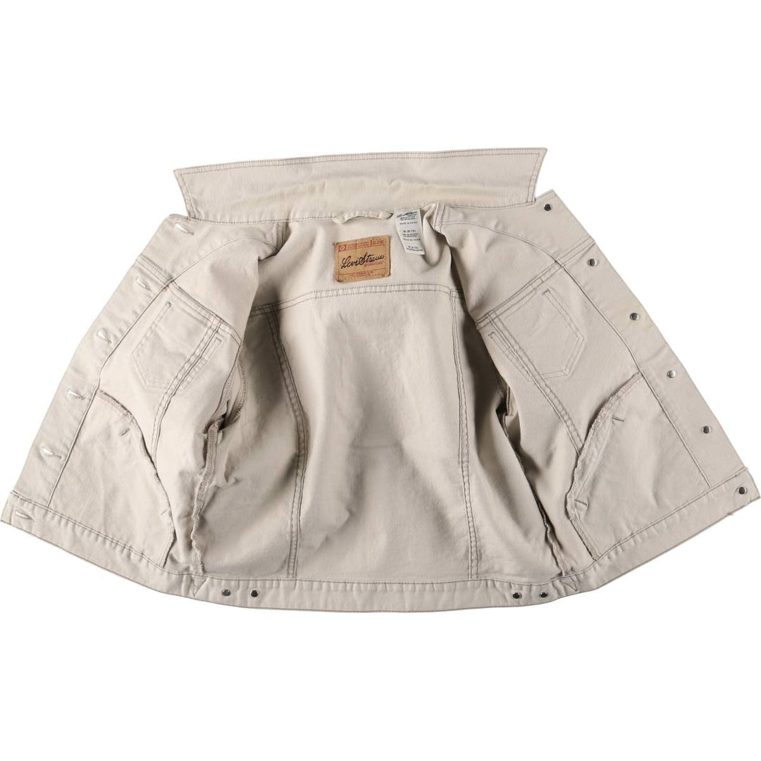 Levi's LEVISTRAUSS SIGNATURE Cotton Jacket, Women's, Size M cotton ivory Vintage Second Hand