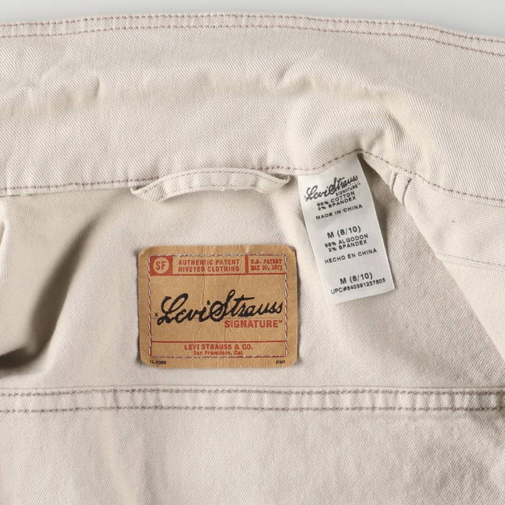 Levi's LEVISTRAUSS SIGNATURE Cotton Jacket, Women's, Size M cotton ivory Vintage Second Hand