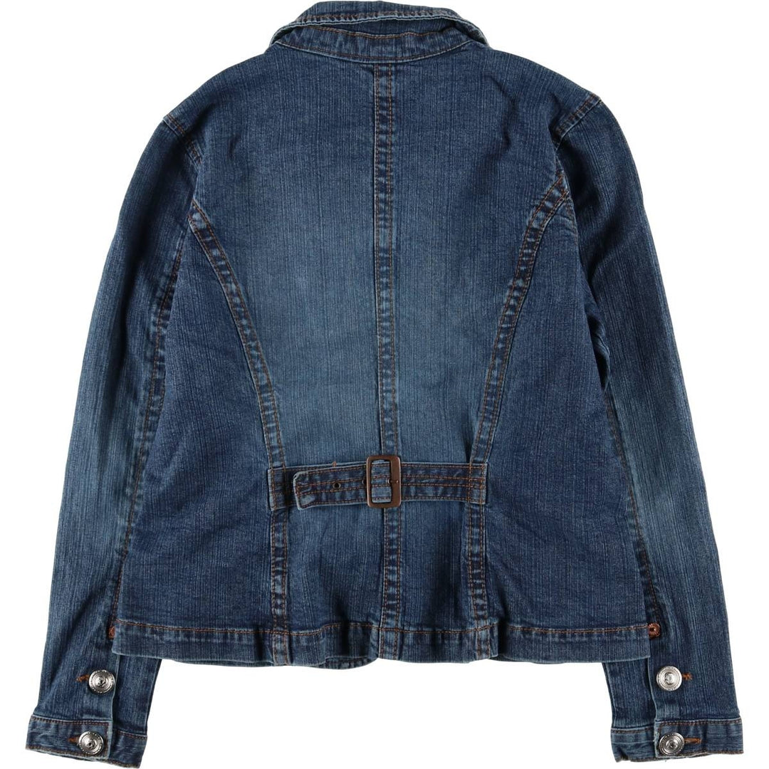 LAblues Denim Jacket, Women's Size L cotton blue type Vintage Second Hand