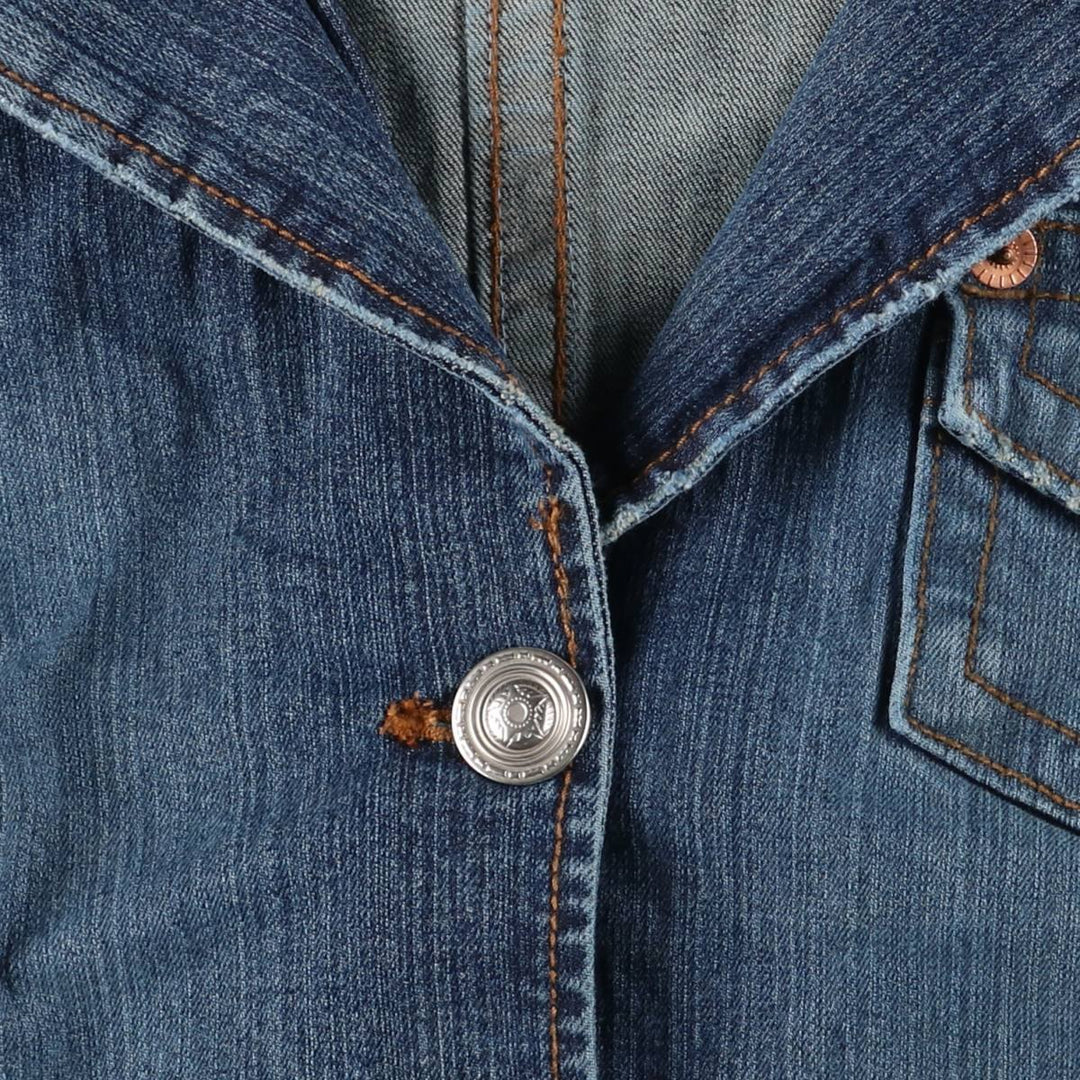 LAblues Denim Jacket, Women's Size L cotton blue type Vintage Second Hand