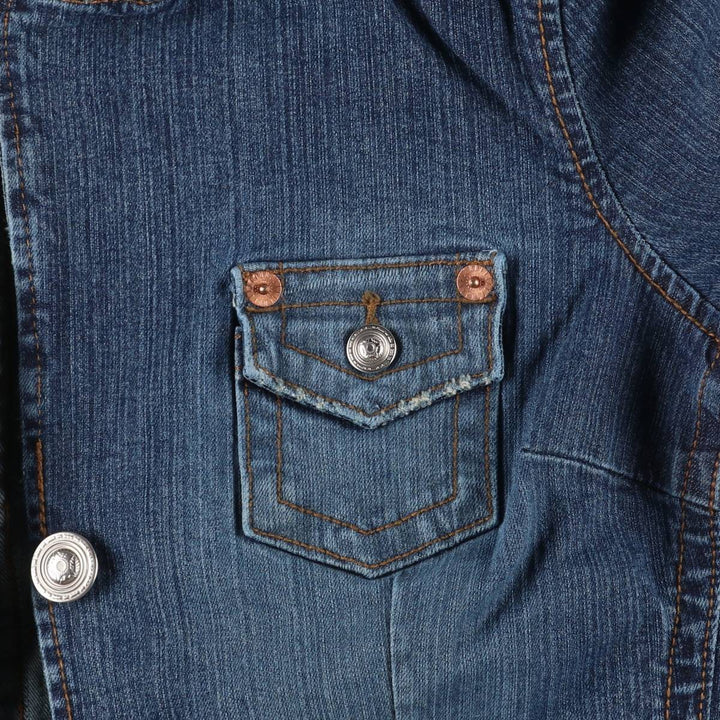 LAblues Denim Jacket, Women's Size L cotton blue type Vintage Second Hand