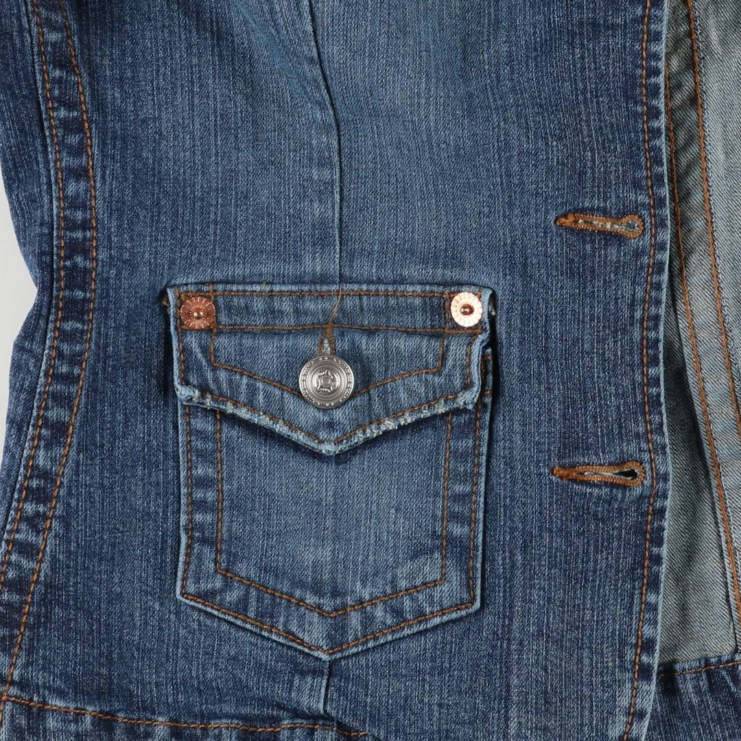 LAblues Denim Jacket, Women's Size L cotton blue type Vintage Second Hand