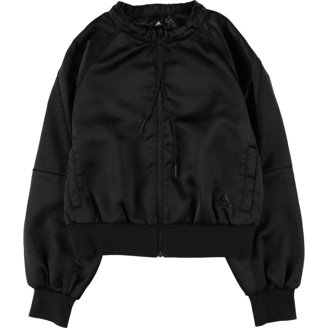Adidas windbreaker, women's size XS recycled polyester black type Vintage Second Hand