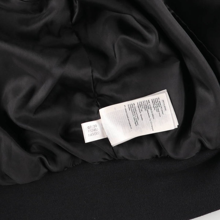 Adidas windbreaker, women's size XS recycled polyester black type Vintage Second Hand