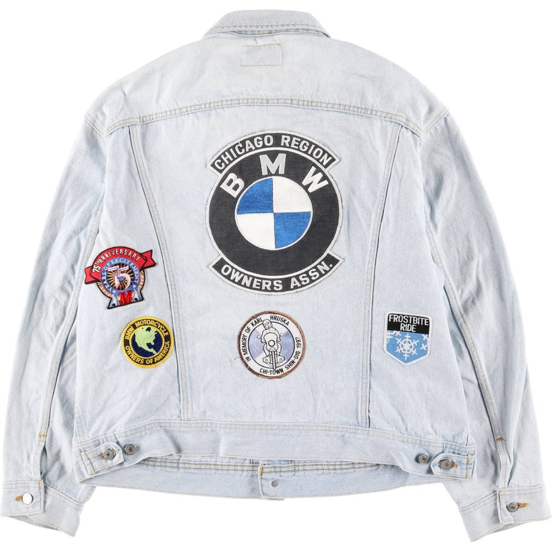 00'S Lee denim jacket, men's size XL cotton blue type Vintage Second Hand