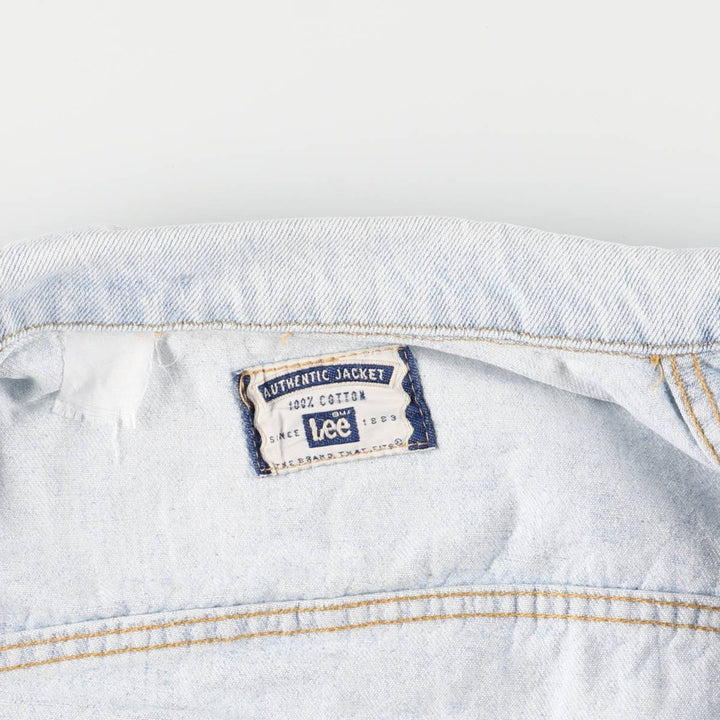 00'S Lee denim jacket, men's size XL cotton blue type Vintage Second Hand