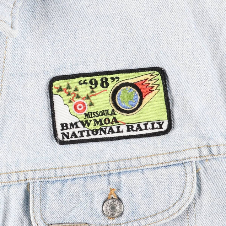 00'S Lee denim jacket, men's size XL cotton blue type Vintage Second Hand