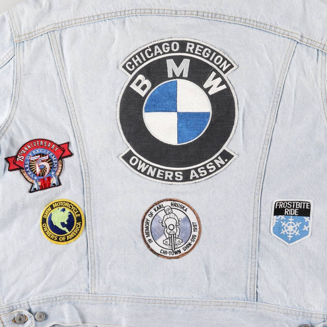 00'S Lee denim jacket, men's size XL cotton blue type Vintage Second Hand