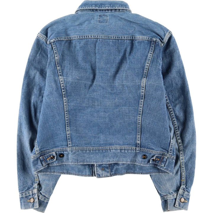 Vintage 1970'S Lee denim jacket, made in the USA, size L, men's unclear blue type Vintage Second Hand