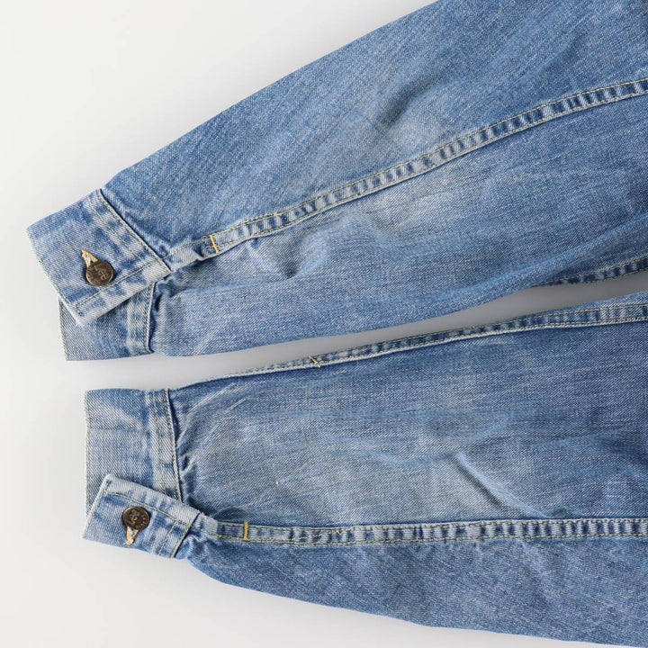 Vintage 1970'S Lee denim jacket, made in the USA, size L, men's unclear blue type Vintage Second Hand