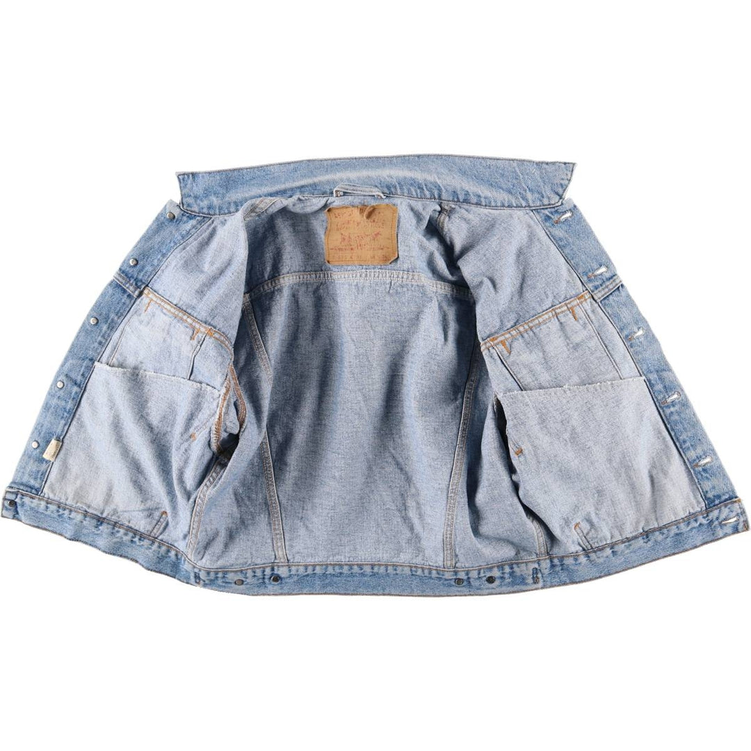 90'S Levi's 75598-4891 denim jacket, made in the USA, men's size M, vintage cotton blue type Vintage Second Hand