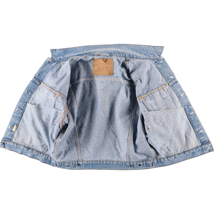 90'S Levi's 75598-4891 denim jacket, made in the USA, men's size M, vintage cotton blue type Vintage Second Hand