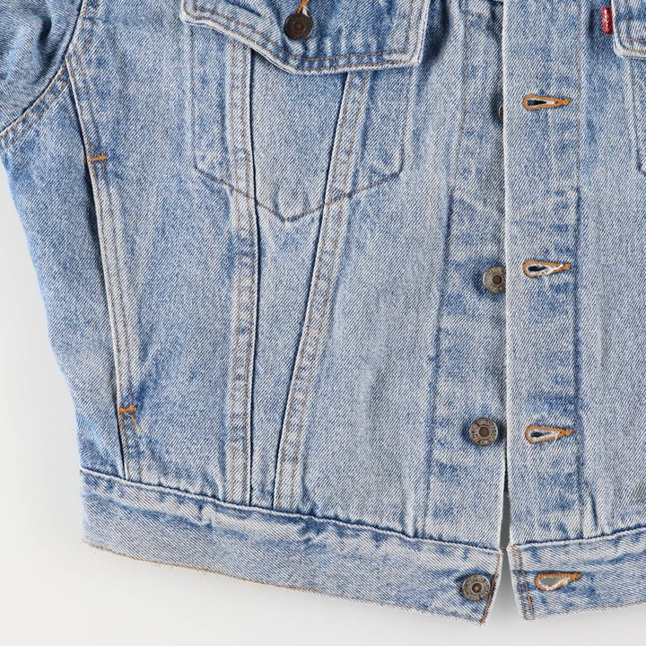 90'S Levi's 75598-4891 denim jacket, made in the USA, men's size M, vintage cotton blue type Vintage Second Hand