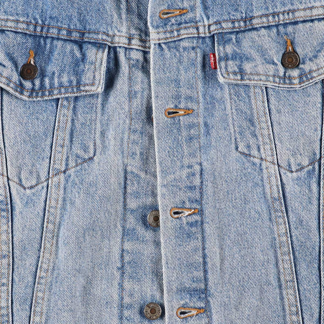 90'S Levi's 75598-4891 denim jacket, made in the USA, men's size M, vintage cotton blue type Vintage Second Hand
