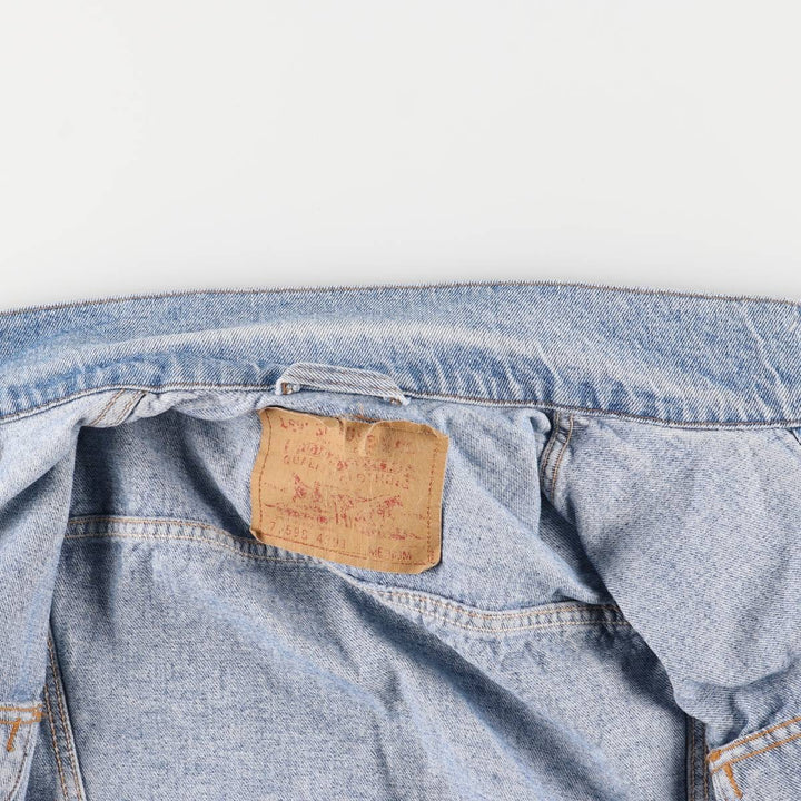90'S Levi's 75598-4891 denim jacket, made in the USA, men's size M, vintage cotton blue type Vintage Second Hand