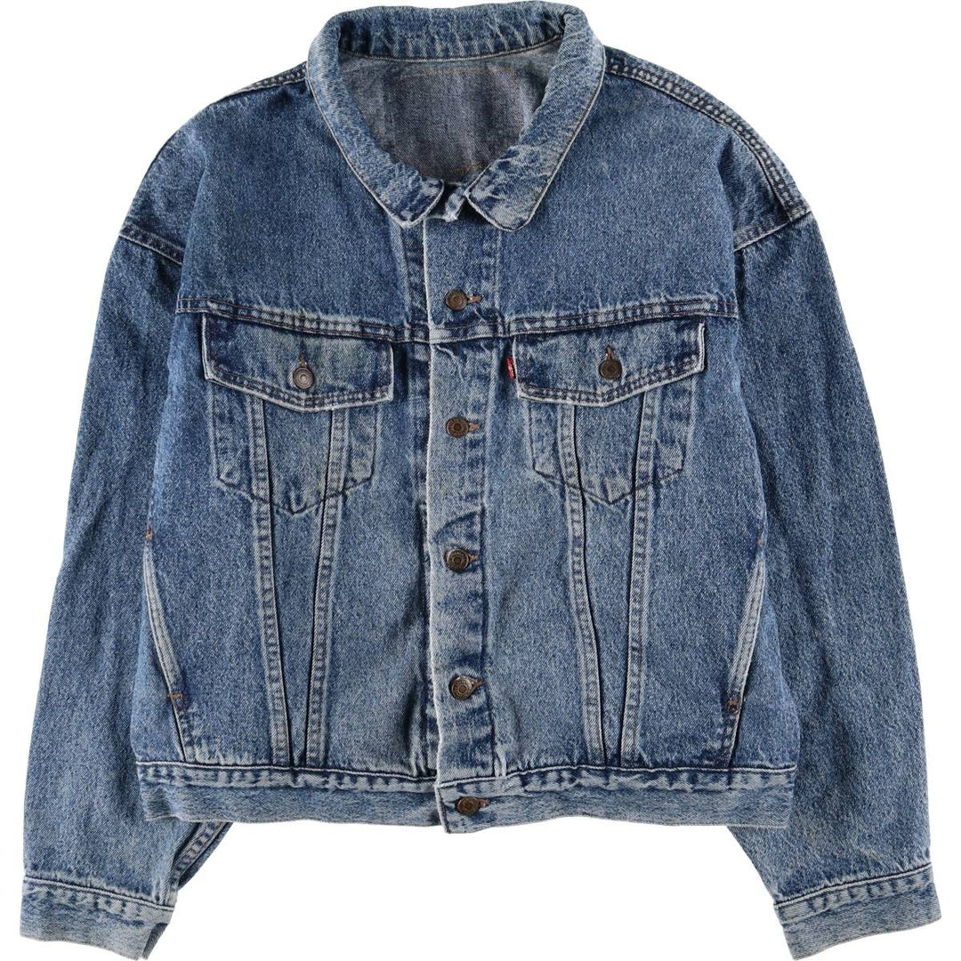 90'S Levi's 70598-4897 denim jacket, made in the USA, men's size M, vintage cotton blue type Vintage Second Hand