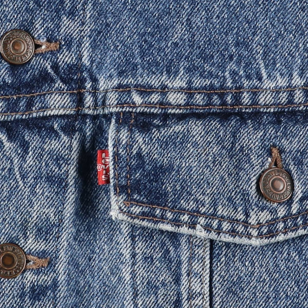 90'S Levi's 70598-4897 denim jacket, made in the USA, men's size M, vintage cotton blue type Vintage Second Hand