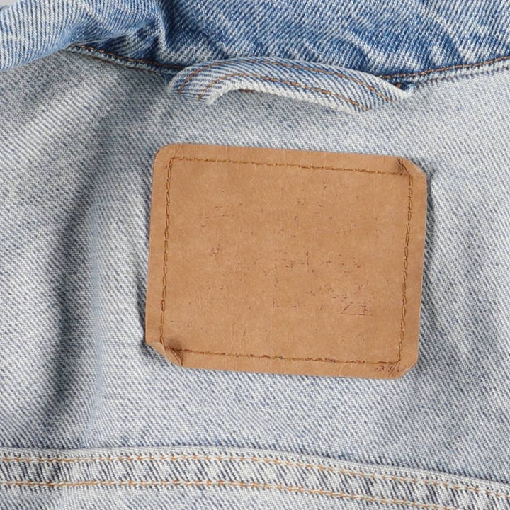 90'S Levi's denim jacket, denim jacket, made in the USA, men's XL size, vintage cotton blue type Vintage Second Hand