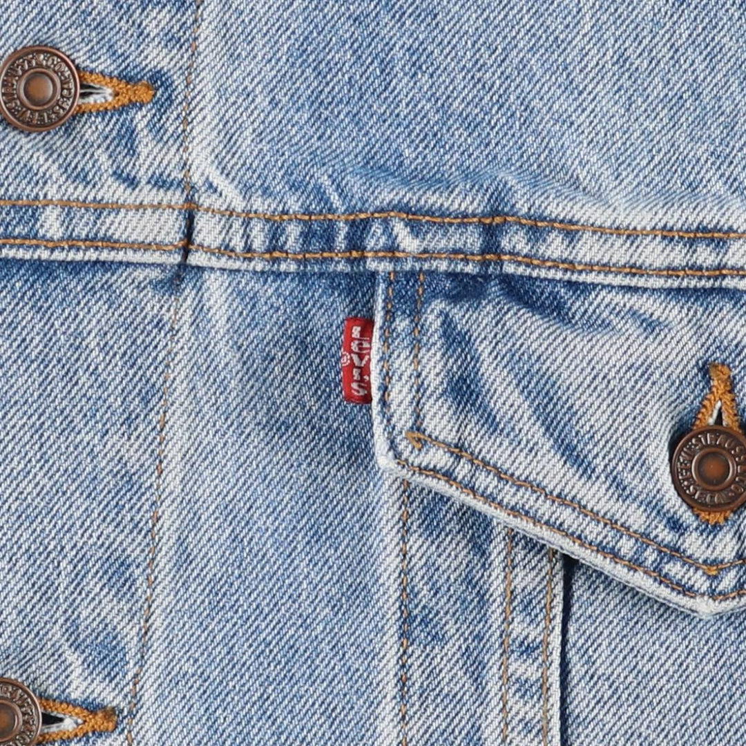 90'S Levi's denim jacket, denim jacket, made in the USA, men's XL size, vintage cotton blue type Vintage Second Hand