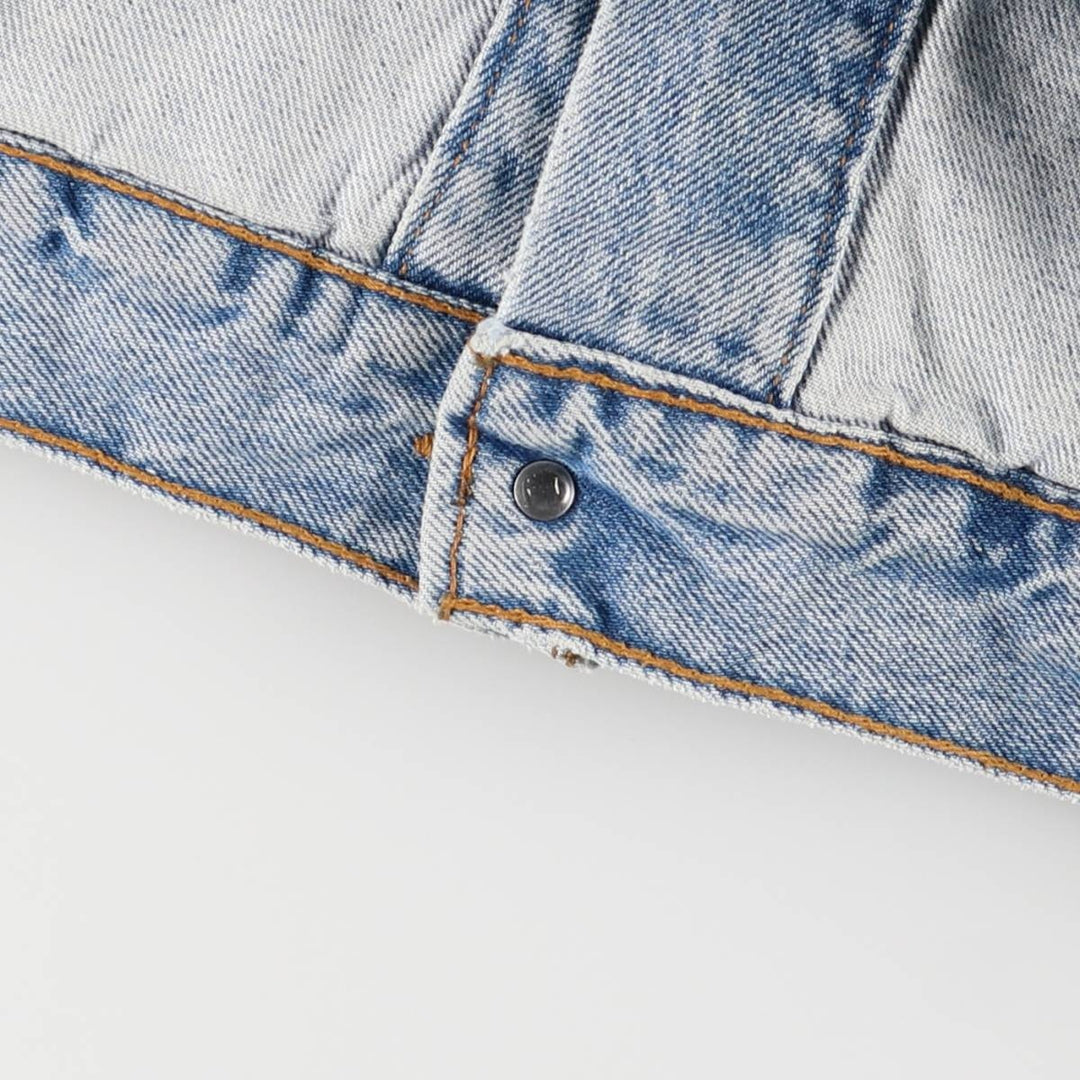 90'S Levi's denim jacket, denim jacket, made in the USA, men's XL size, vintage cotton blue type Vintage Second Hand