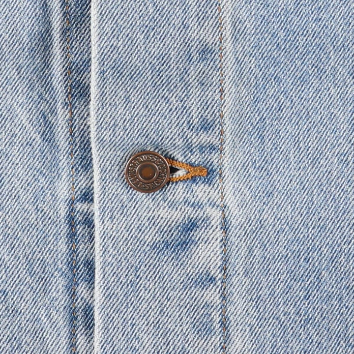 90'S Levi's denim jacket, denim jacket, made in the USA, men's XL size, vintage cotton blue type Vintage Second Hand