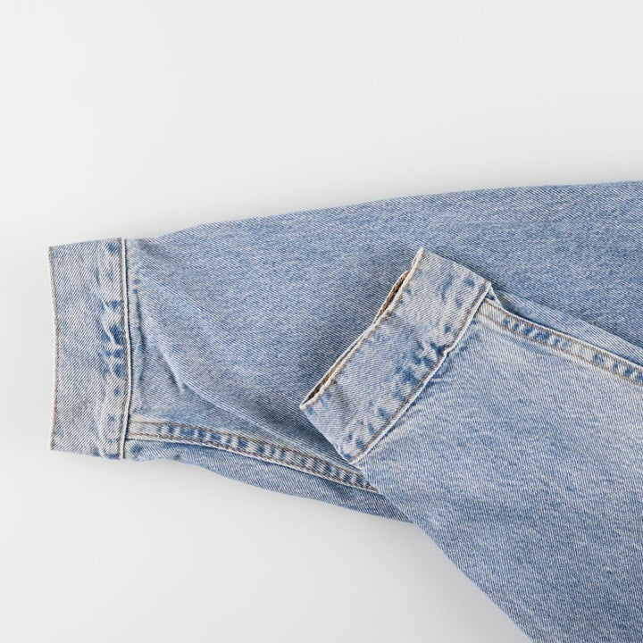90'S Levi's denim jacket, denim jacket, made in the USA, men's XL size, vintage cotton blue type Vintage Second Hand