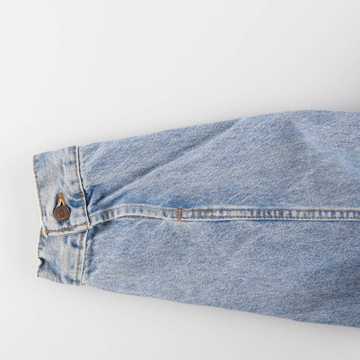90'S Levi's denim jacket, denim jacket, made in the USA, men's XL size, vintage cotton blue type Vintage Second Hand