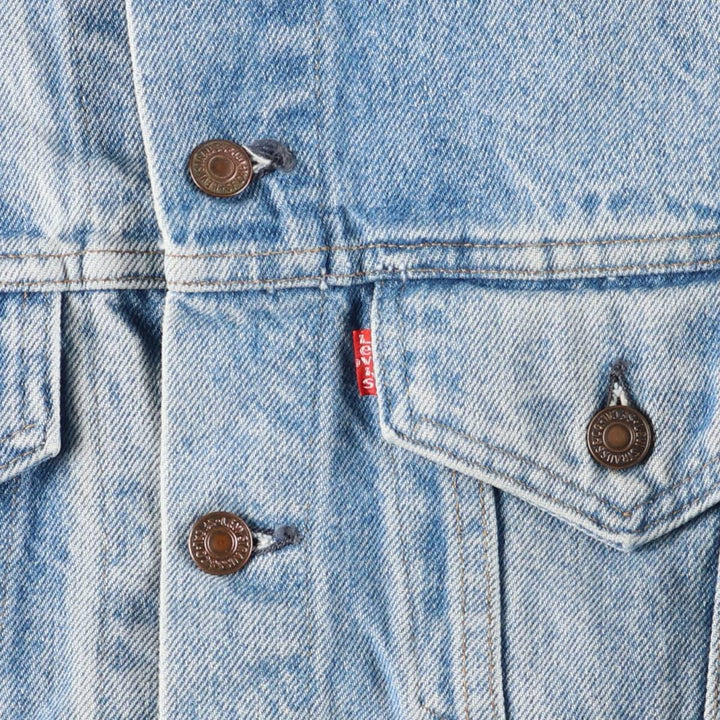 90'S Levi's denim jacket, denim jacket, made in the USA, men's size S, vintage cotton blue type Vintage Second Hand