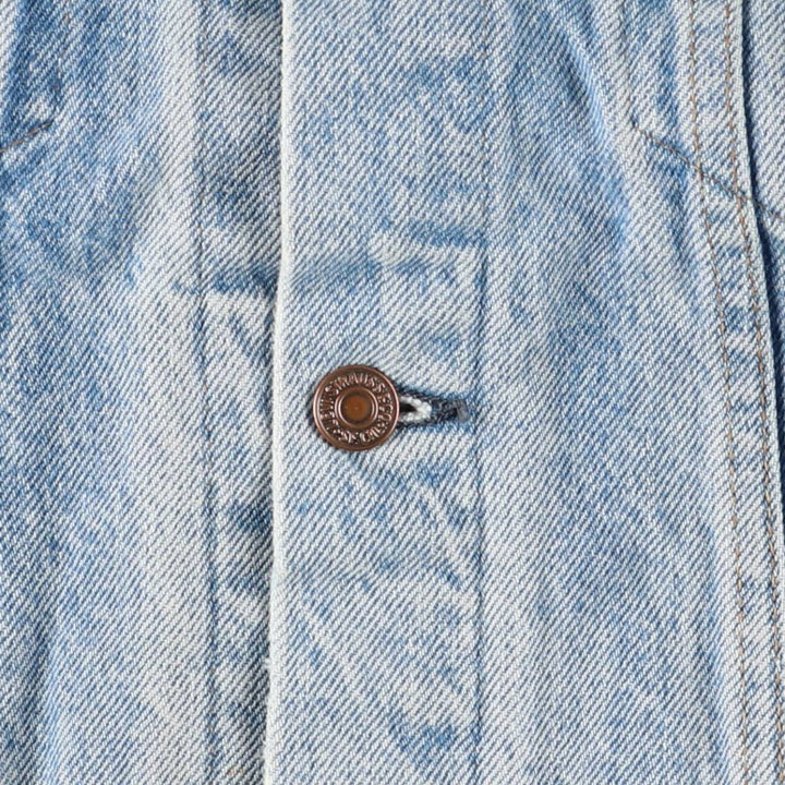90'S Levi's denim jacket, denim jacket, made in the USA, men's size S, vintage cotton blue type Vintage Second Hand