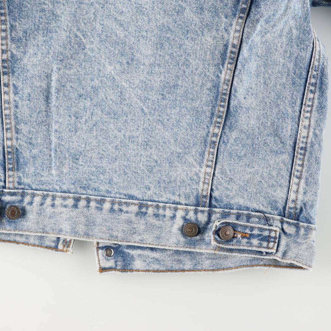 90'S Levi's 70507-0219 Chemical Wash Denim Jacket, G-Jean, Made in USA, Men's S, Vintage cotton blue type Vintage Second Hand