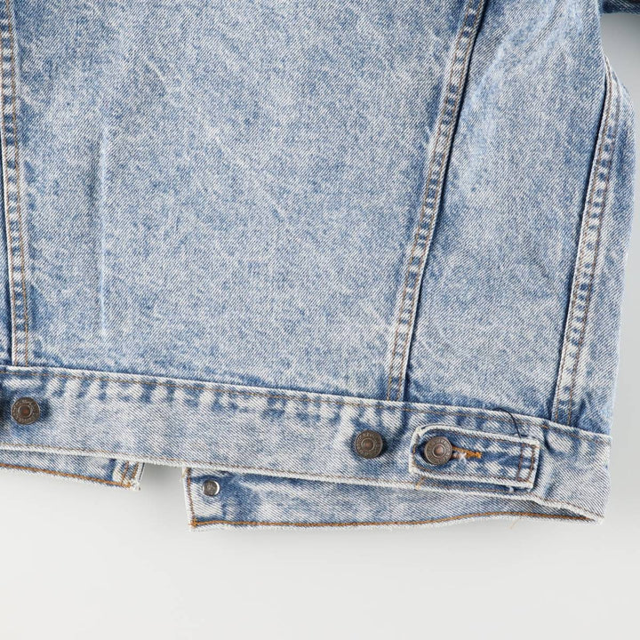90'S Levi's 70507-0219 Chemical Wash Denim Jacket, G-Jean, Made in USA, Men's S, Vintage cotton blue type Vintage Second Hand