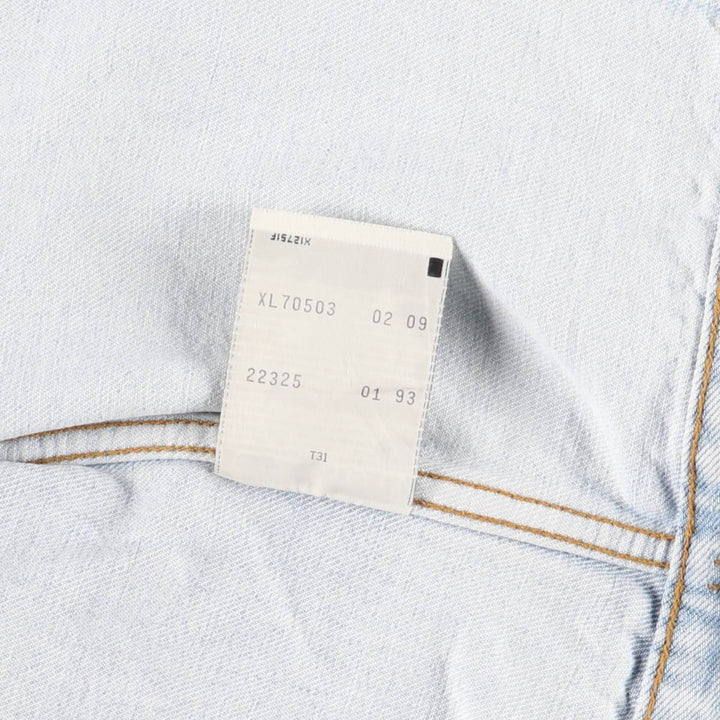 90'S Levi's 70503-0209 Denim Jacket, Men's XL, Vintage cotton blue type Vintage Second Hand