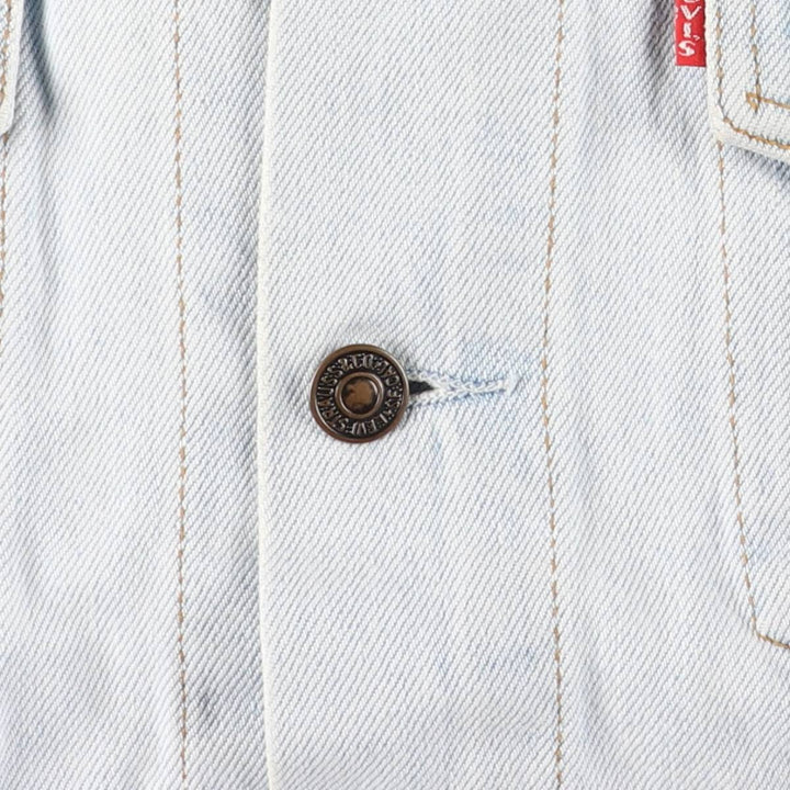 90'S Levi's 70503-0209 Denim Jacket, Men's XL, Vintage cotton blue type Vintage Second Hand