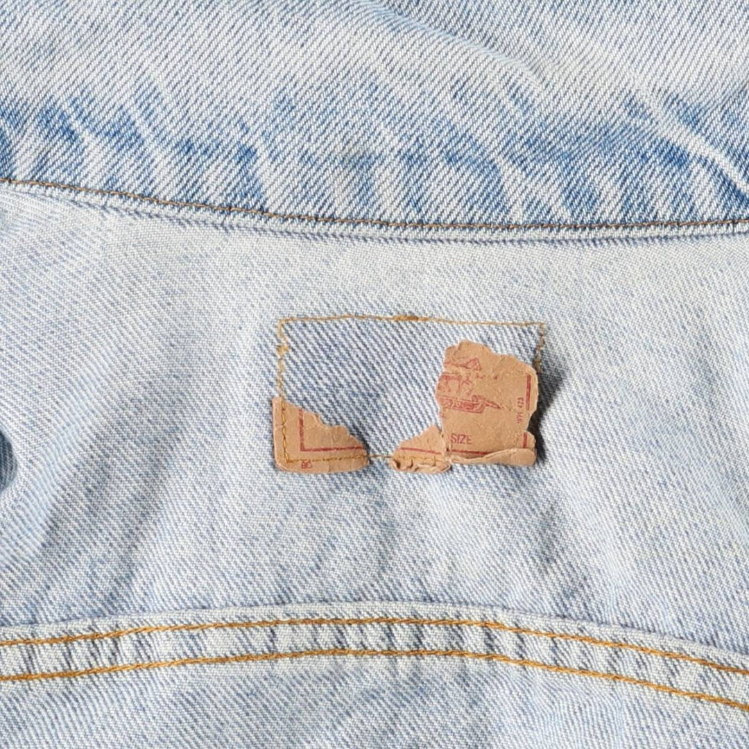 90'S Levi's denim jacket, denim jacket, made in the USA, men's size S, vintage unclear blue type Vintage Second Hand
