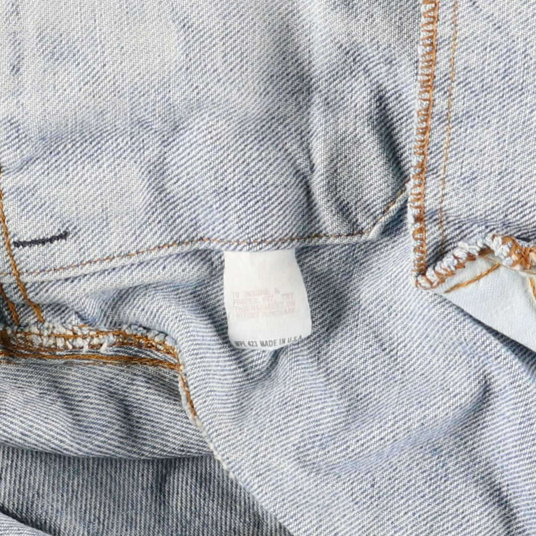 90'S Levi's denim jacket, denim jacket, made in the USA, men's size S, vintage unclear blue type Vintage Second Hand