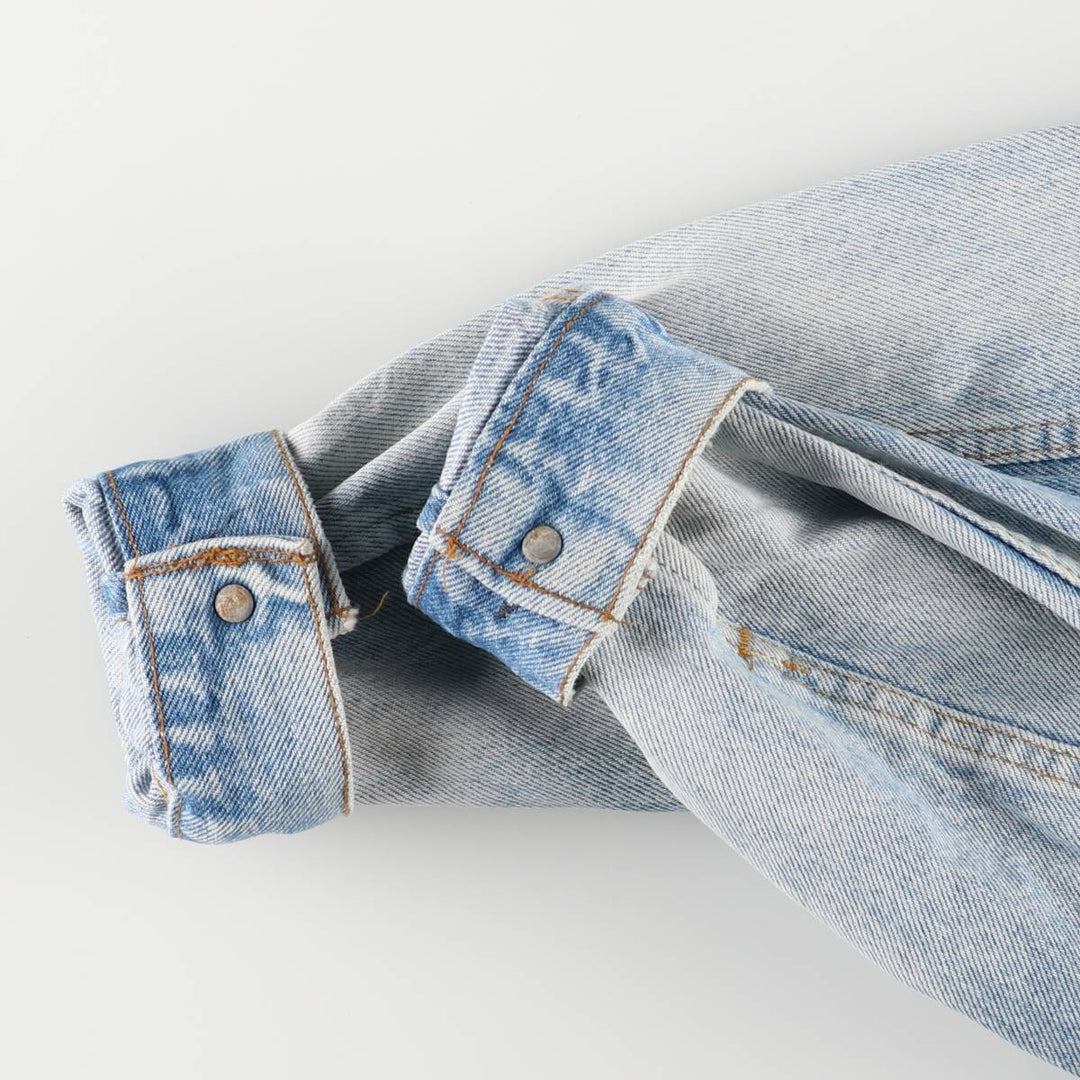 90'S Levi's denim jacket, denim jacket, made in the USA, men's size S, vintage unclear blue type Vintage Second Hand