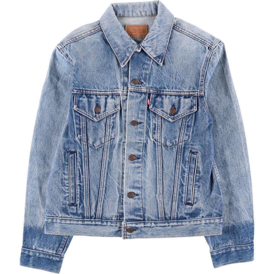 80s~90'S Levi's 70506-0216 denim jacket, denim jacket, made in USA, men's size M, vintage cotton blue type Vintage Second Hand