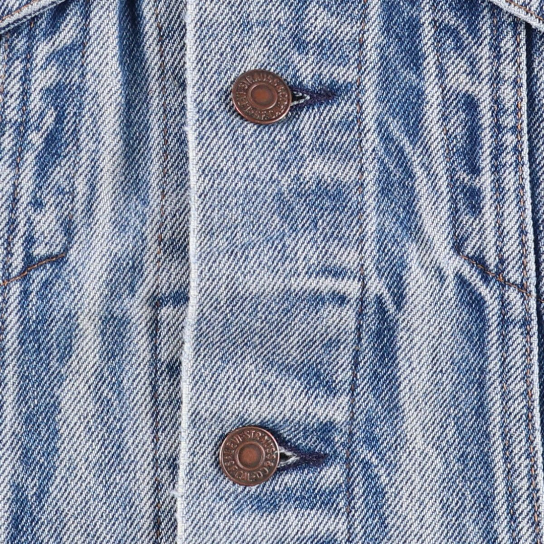 80s~90'S Levi's 70506-0216 denim jacket, denim jacket, made in USA, men's size M, vintage cotton blue type Vintage Second Hand