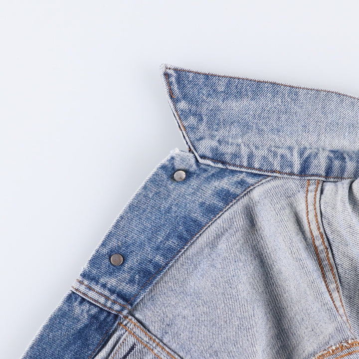 80s~90'S Levi's 70506-0216 denim jacket, denim jacket, made in USA, men's size M, vintage cotton blue type Vintage Second Hand
