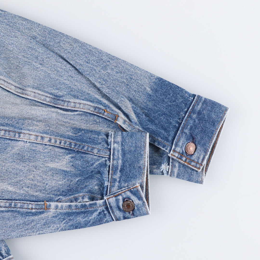 80s~90'S Levi's 70506-0216 denim jacket, denim jacket, made in USA, men's size M, vintage cotton blue type Vintage Second Hand