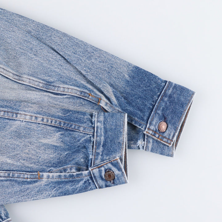 80s~90'S Levi's 70506-0216 denim jacket, denim jacket, made in USA, men's size M, vintage cotton blue type Vintage Second Hand