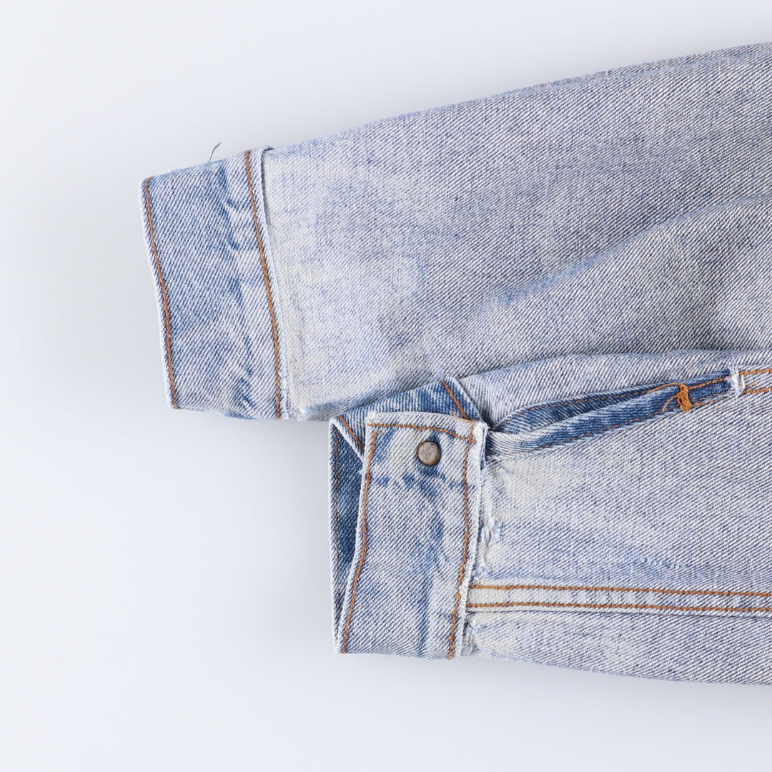 80s~90'S Levi's 70506-0216 denim jacket, denim jacket, made in USA, men's size M, vintage cotton blue type Vintage Second Hand